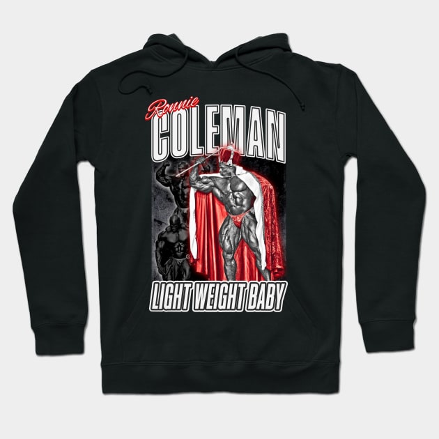 Ronnie Coleman Vintage Bootleg Hoodie by RuthlessMasculinity